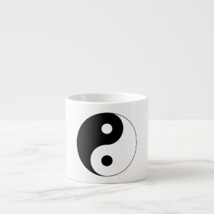 Taza De Espresso Símbolo Espiritual Yin Yang