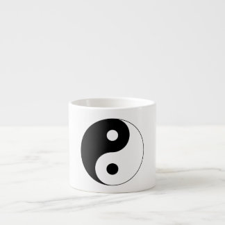 Taza De Espresso Símbolo Yin Yang espiritual