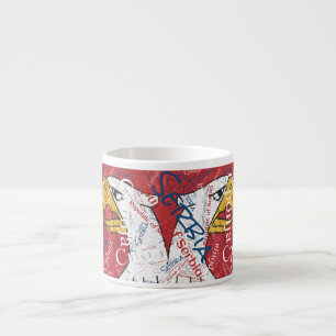 Taza De Espresso ¡Sip al estilo serbio! Copa Patriótica de Espresso
