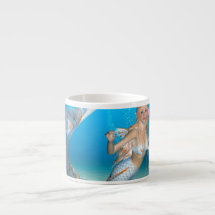 Taza De Espresso Sirena Encantadora