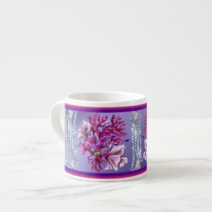 Taza De Espresso Sirena morada