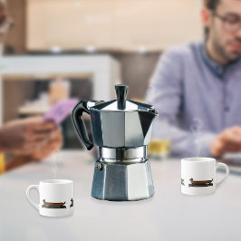 Taza De Espresso Skateboard dachshund dog espresso mug