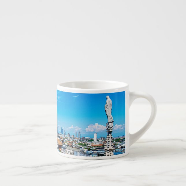 Taza De Espresso Skyline de Milán (Derecha)