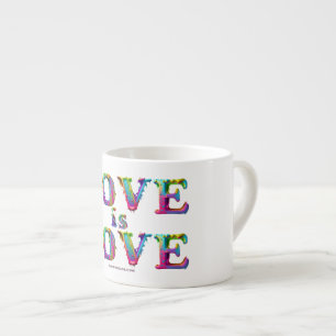 Taza De Espresso SlipperyJoe el amor es amor goteando derretirse di