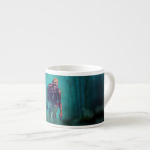 Taza De Espresso SlipperyJoe figura de zombie aterradora aislada om