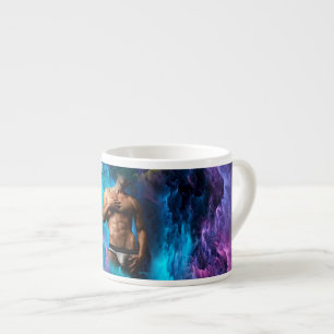 Taza De Espresso SlipperyJoe hombre muscular macizo de ropa interio