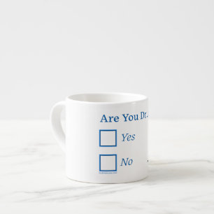 Taza De Espresso SlipperyJoe's estás borracho humorístico ligeramen