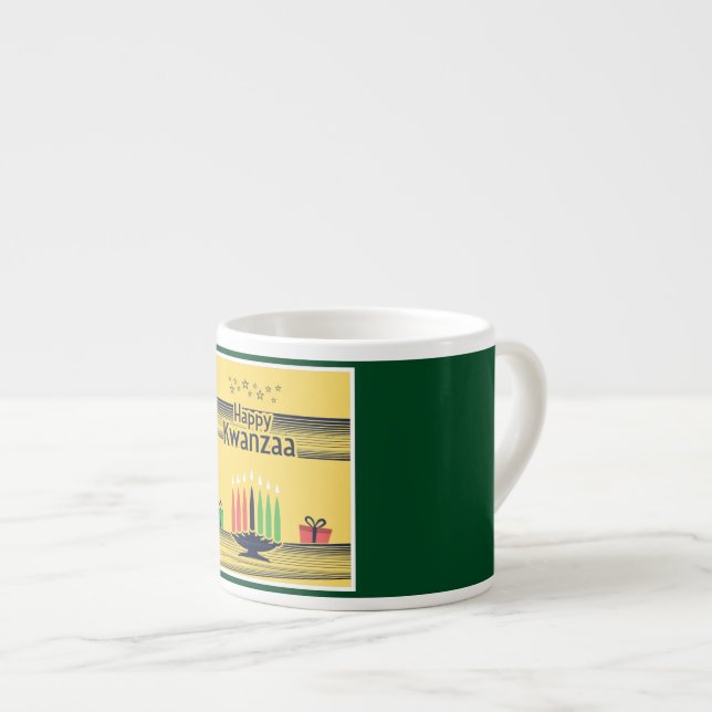 Taza De Espresso SlipperyJoe's Kwanzaa warm celebratory tone tradit (Derecha)