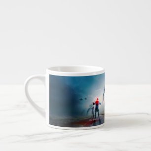 Taza De Espresso SlipperyJoe's peligro de infección apocalíptica Ha