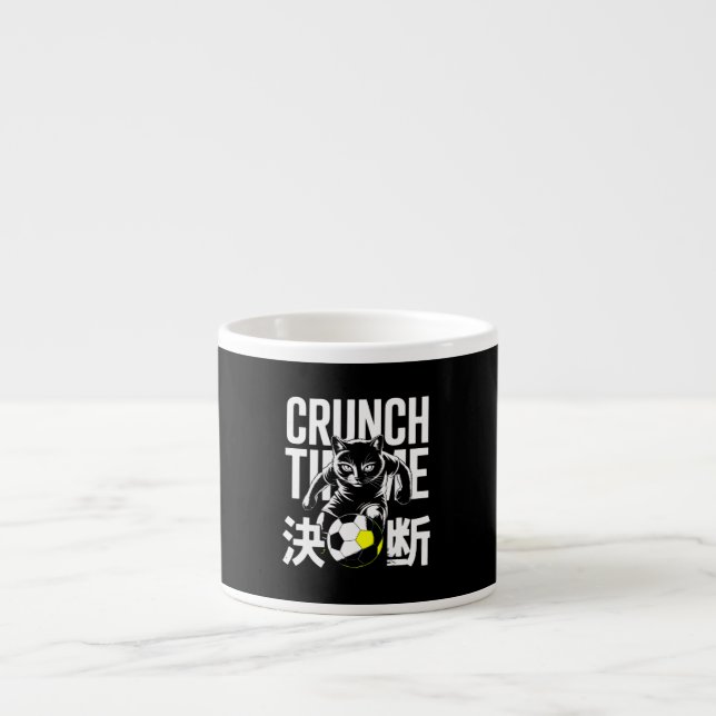 Taza De Espresso Soccer Mug – Perfect Gift for Cat Lovers & Sports  (Frente)