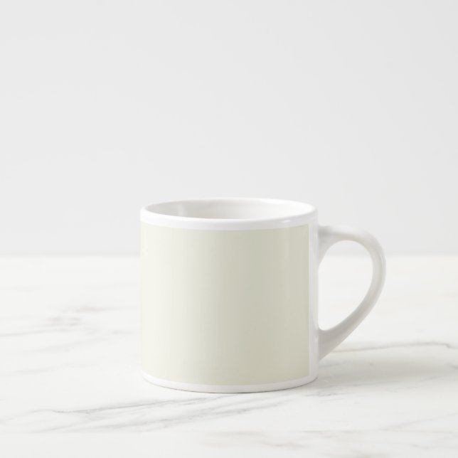 Taza De Espresso Solid Pale Butter Yellow  Espresso Cup (Derecha)
