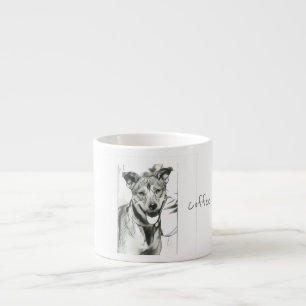 Taza De Espresso Sonriente perro Espresso Mug