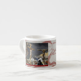 Taza De Espresso Sorrowful Rosary Mysteries Item #5: Crucifixion