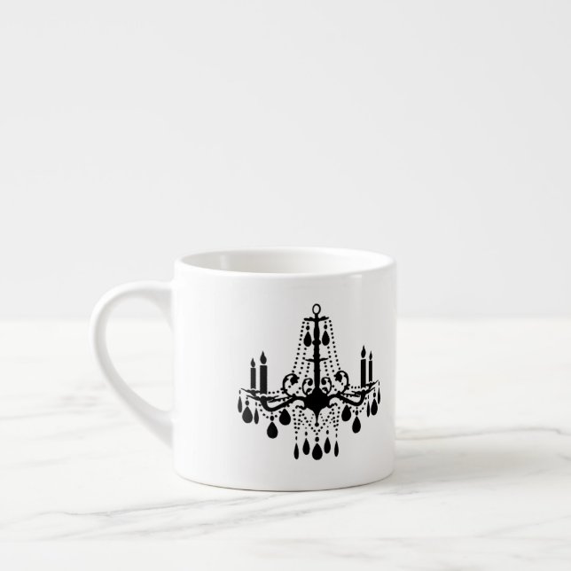 Taza De Espresso Soy tan Fancy Chandelier Espresso Mug (Izquierda)