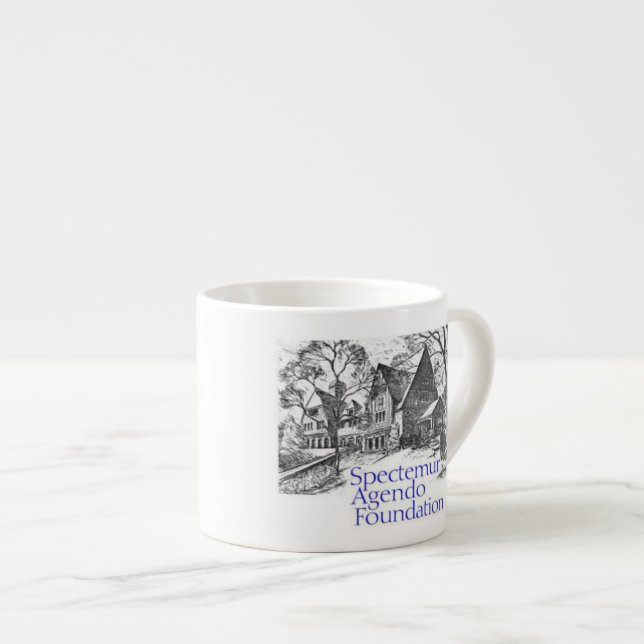 Taza De Espresso Spectemur Agendo Foundation Mug (Derecha)