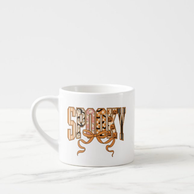 Taza De Espresso Spooky Coquette Halloween Aesthetic-66166 (Izquierda)
