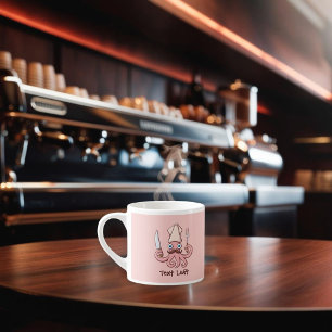 Taza De Espresso Squid Chef Personalizado