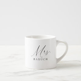 Taza De Espresso Sra. Modern New Bride