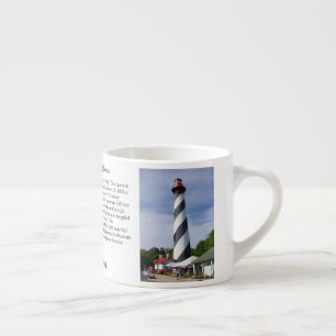Taza De Espresso St. Augustine Lighthouse espresso mug