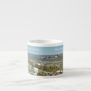 Taza De Espresso St. Marys Falls Canal espresso mug