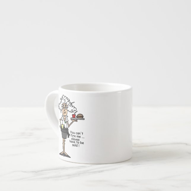 Taza De Espresso Stella con humor de la actitud (Izquierda)