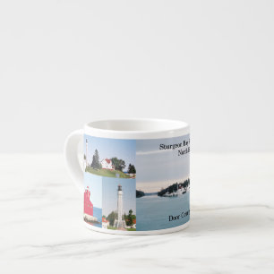 Taza De Espresso Sturgeon Bay Ship Canal Lights espresso mug