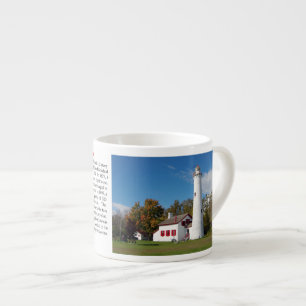 Taza De Espresso Sturgeon Point Lighthouse historia mug