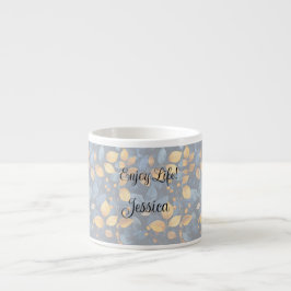 Taza De Espresso Sueños de follaje dorado Naturaleza otoñal Belleza