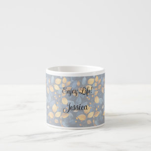 Taza De Espresso Sueños de follaje dorado Naturaleza otoñal Belleza
