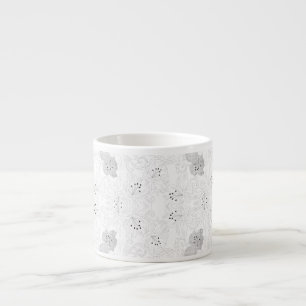Taza De Espresso Superposición de cuadrícula transparente – Textura