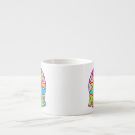 Taza De Espresso Surge el sol arcoiris ~ Gráfico de mensaje ascende