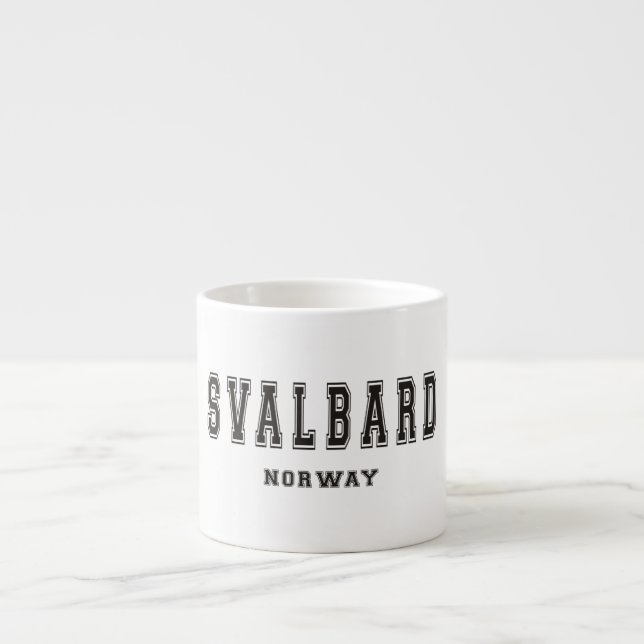 Taza De Espresso Svalbard Noruega (Frente)