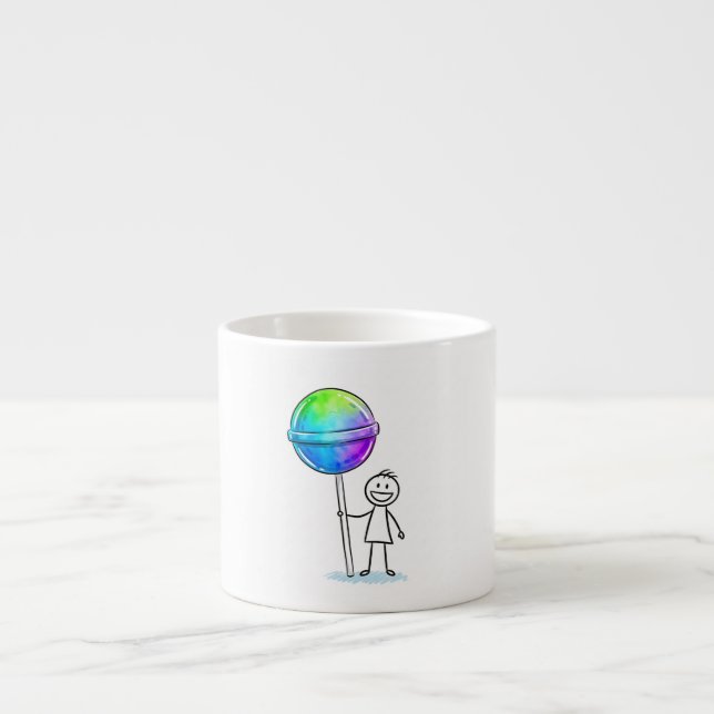 Taza De Espresso Sweet Life by Natasha Us (Frente)