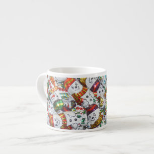 Taza De Espresso Sweet Snowmen espresso mug