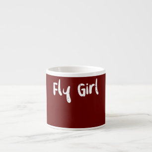 Taza De Espresso Swimming Fly Girl Water Sports Sayings