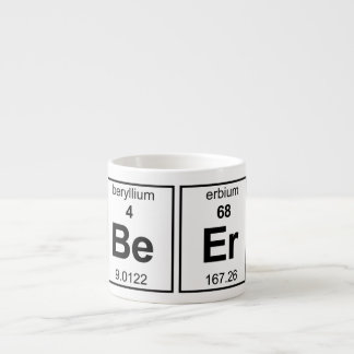 Taza De Espresso Tabla periódica de la cerveza