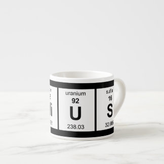 Taza De Espresso Tabla periódica del genio
