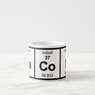 Taza De Espresso Tabla periódica del tocino