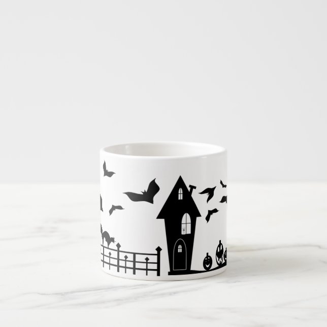 Taza De Espresso Tarde misteriosa (Frente)