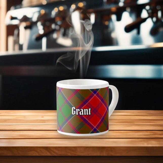 Taza De Espresso Tartan del Clan Grant (Subido por el creador)