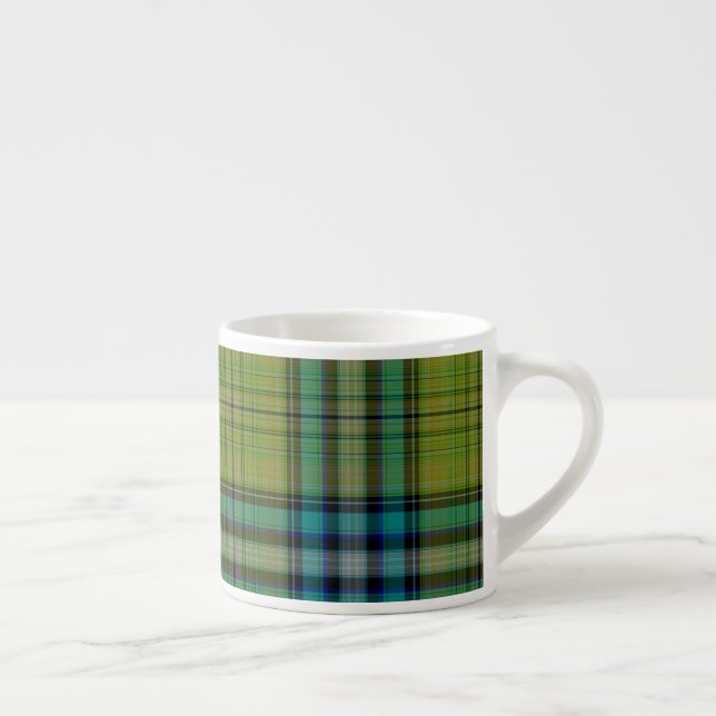 Taza De Espresso Tartan Plaid (Derecha)