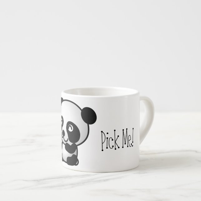Taza De Espresso ¡Taza de la panda! (Derecha)