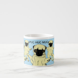 Taza De Espresso "Taza del abrazo del barro amasado "