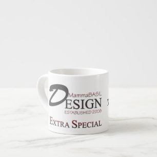 Taza De Espresso ¡Taza del café express del diseño de MammaBASIL