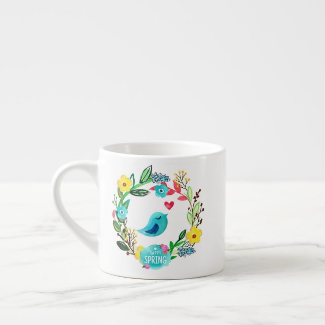 Taza De Espresso ¡Taza del tiempo de primavera! (Izquierda)
