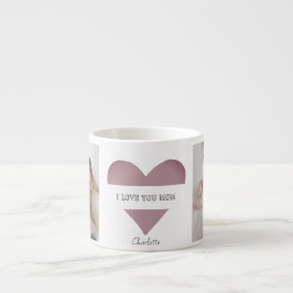 Taza De Espresso "Te amo mamá", peluca especializada personalizada
