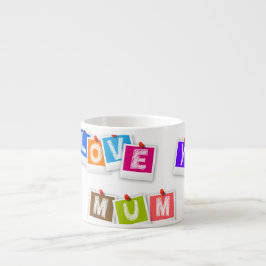 Taza De Espresso Te quiero Mamá