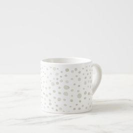 Taza De Espresso Tea Confetti acuarela puntos Espresso Mug