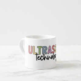 Taza De Espresso Tecnólogo Ultrasonido Regalos Tecnológicos