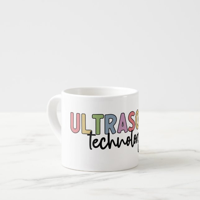 Taza De Espresso Tecnólogo Ultrasonido Regalos Tecnológicos (Izquierda)